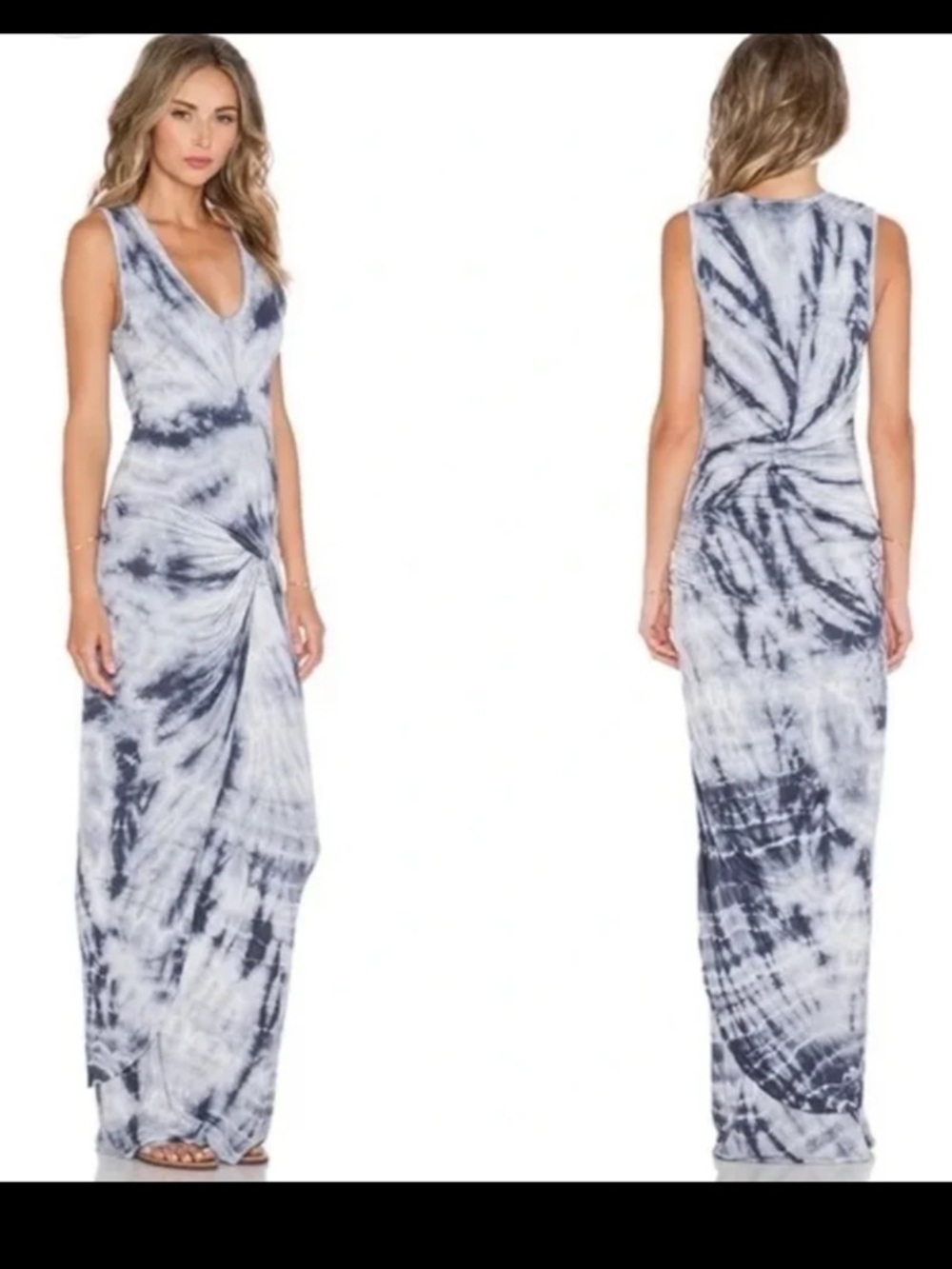 Young Fabulous & Broke Women's Fleur Tie-Dye Maxi Dress size Medium - Picture 3 of 12